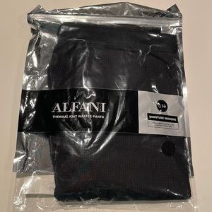 Alfani Mens Thermal Knit Waffle Pants - Medium